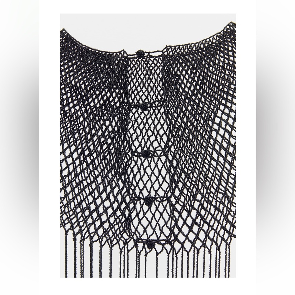 Zara beaded fringe top - Picture 5 of 7